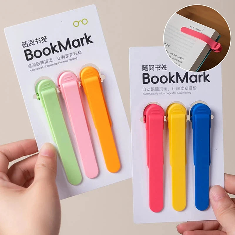 Automatic Silicone Bookmark - Single or 3-Pack
