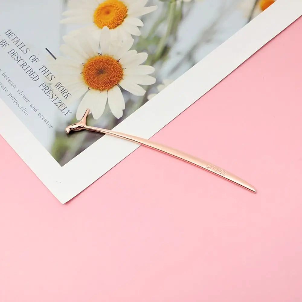 Bird or Cat Metal Bookmark