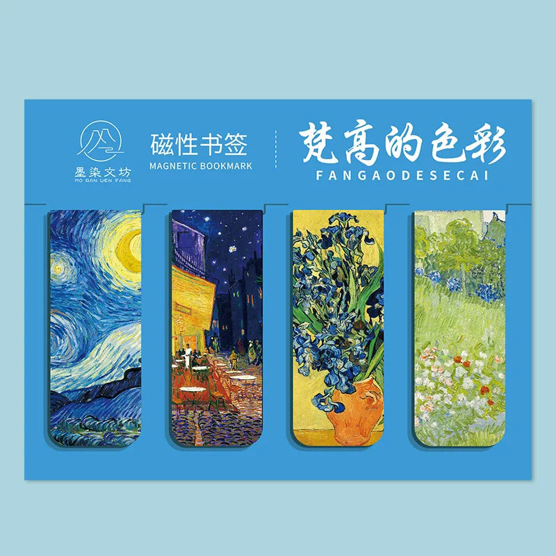 Impressionist Art Magnetic Bookmark Set