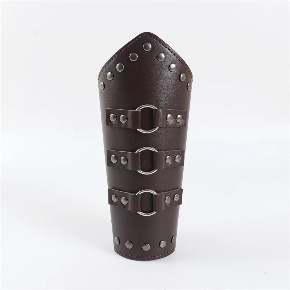 Lace-Up Medieval Cosplay Bracers