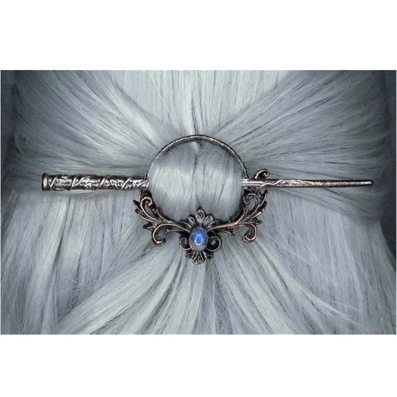 Vintage Nordic Metal Hair Sticks