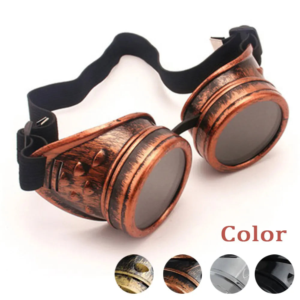 Round Steampunk Cosplay Sunglasses