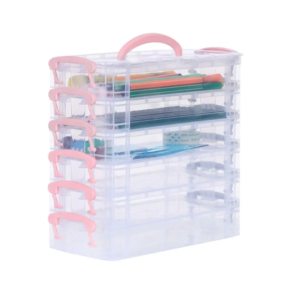 Stackable Paintbrush and Pen Storage Box