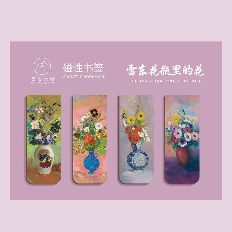 Impressionist Art Magnetic Bookmark Set