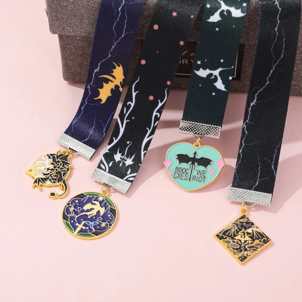 Fantasy Dragon Ribbon Bookmark Fantasy Novel Fan Book Accessory Dragon Enthusiast Book Marker School Supplies Office Stationery