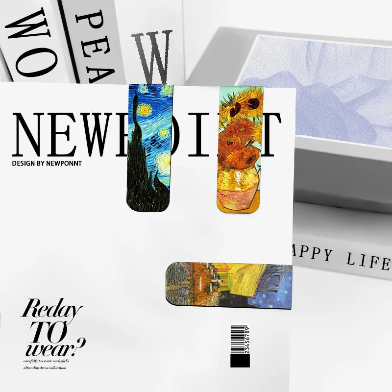 Impressionist Art Magnetic Bookmark Collection