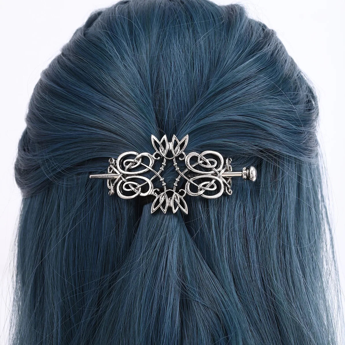 Medieval Celtic Floral Hairpin