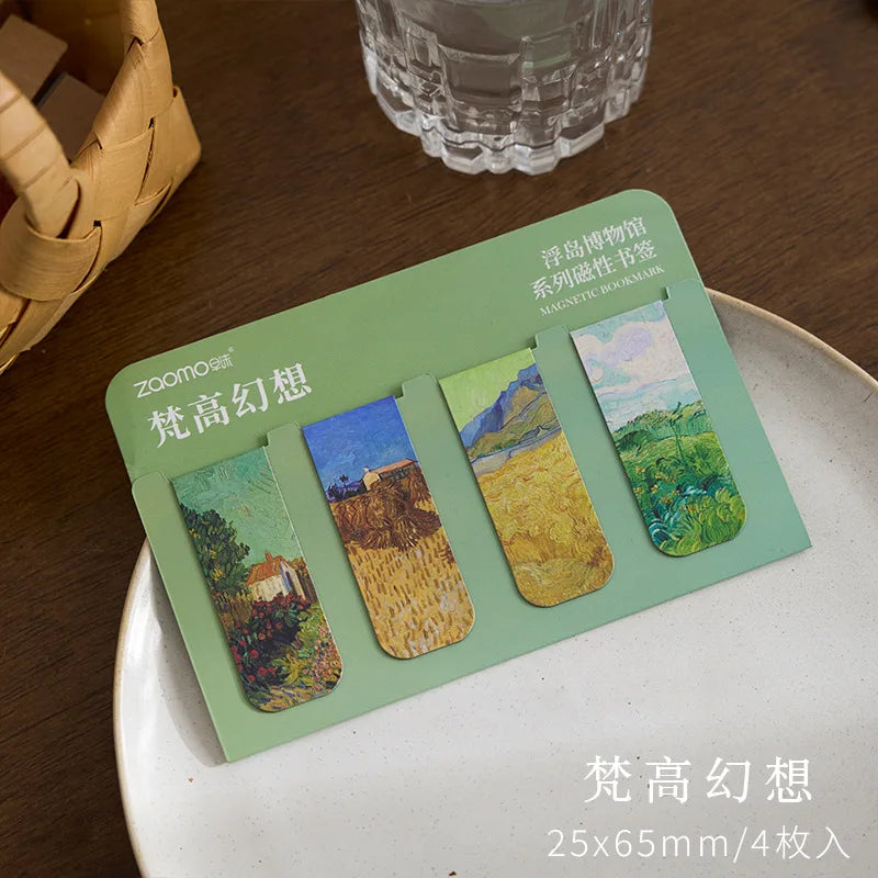 Museum Art Magnetic Bookmark Set