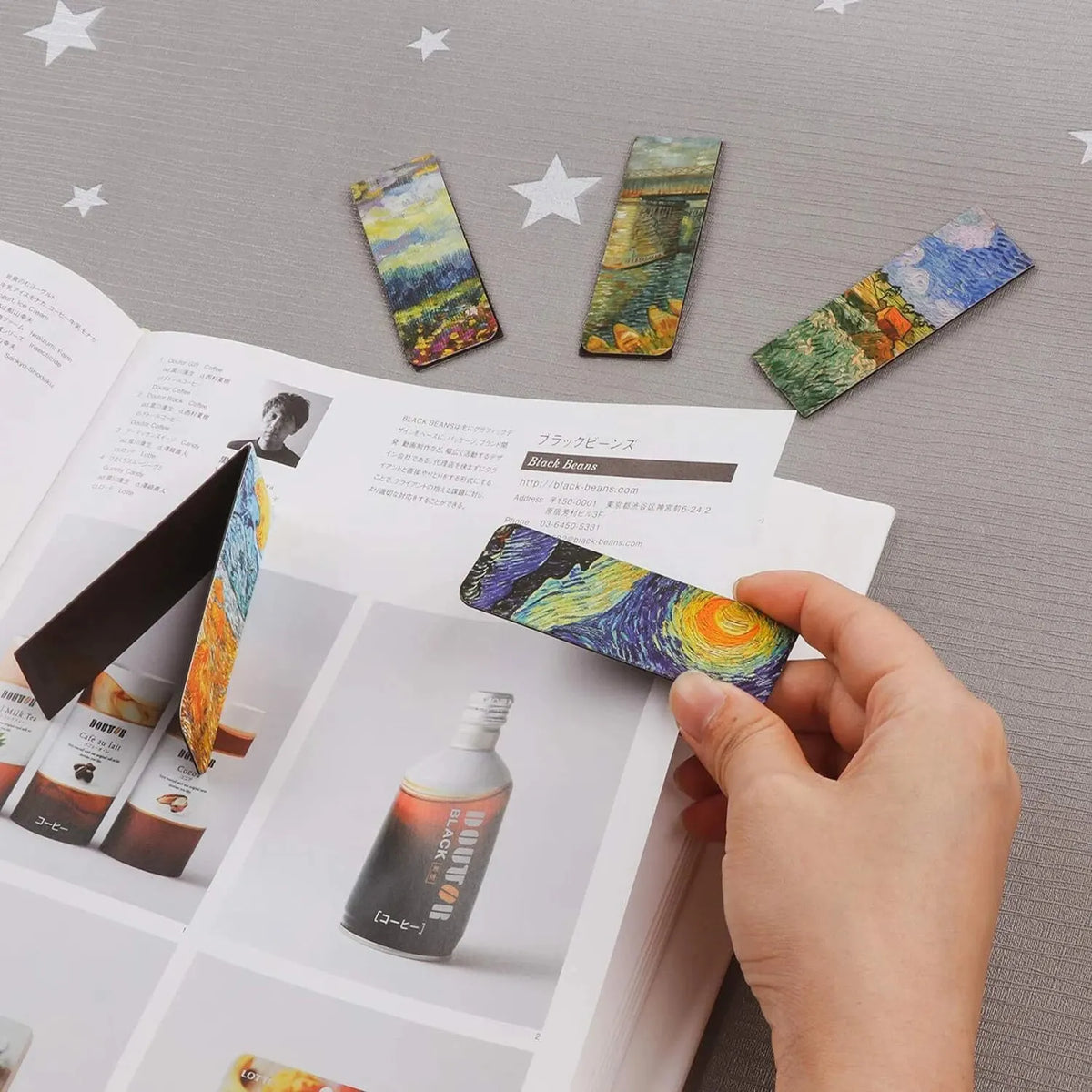 Magnetic Page Clip Bookmark Set