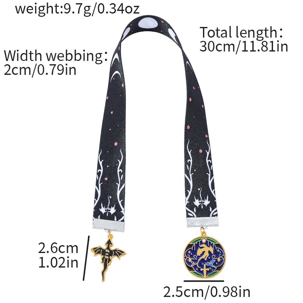 Fantasy Dragon Ribbon Bookmark Fantasy Novel Fan Book Accessory Dragon Enthusiast Book Marker School Supplies Office Stationery