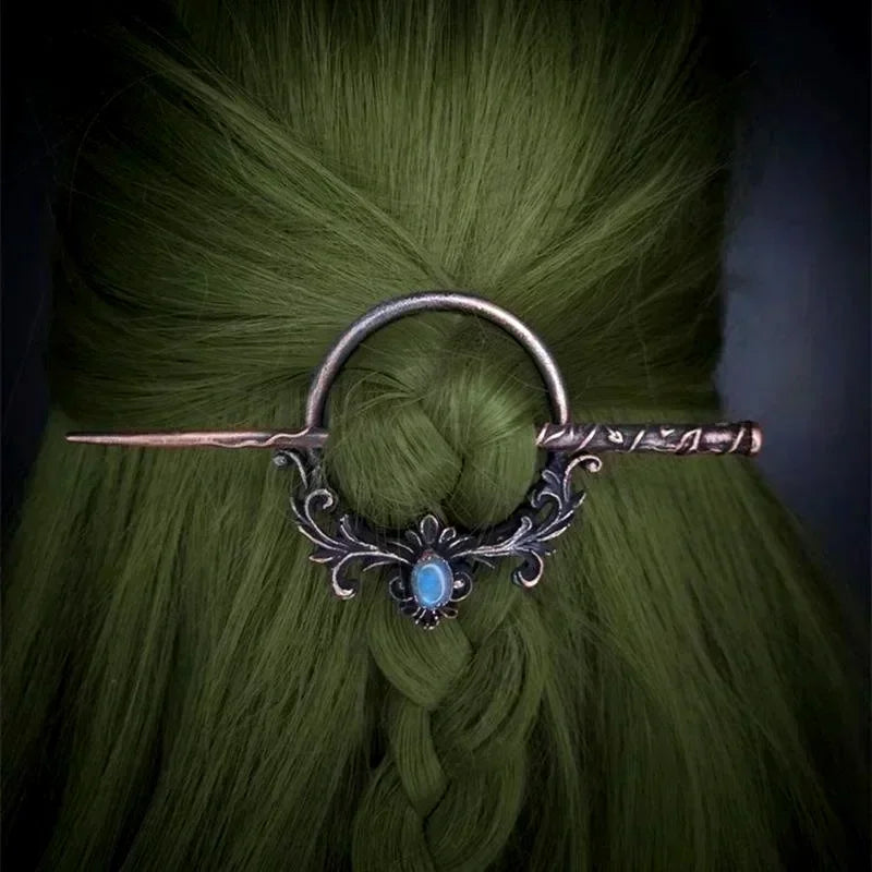Vintage Nordic Metal Hair Sticks