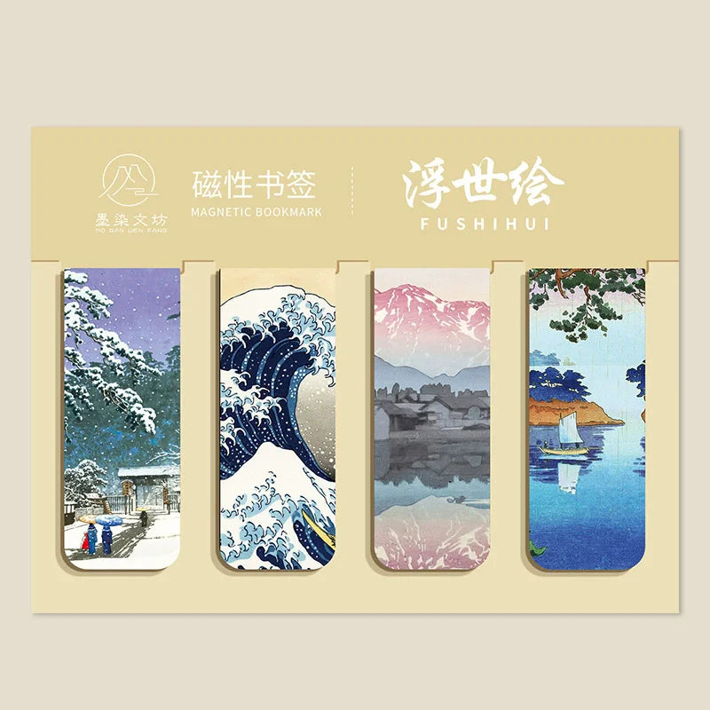 Impressionist Art Magnetic Bookmark Set