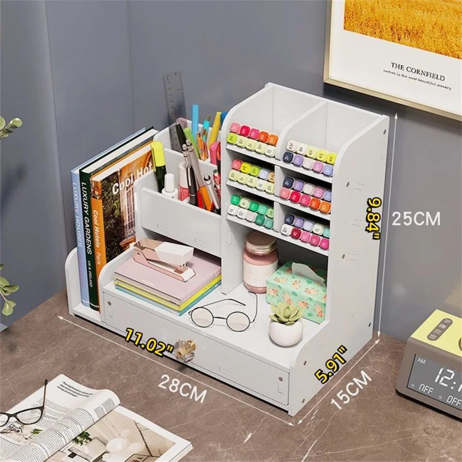 Desktop Pen and Stationery Storage Organizer