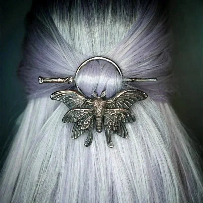 Vintage Nordic Metal Hair Sticks