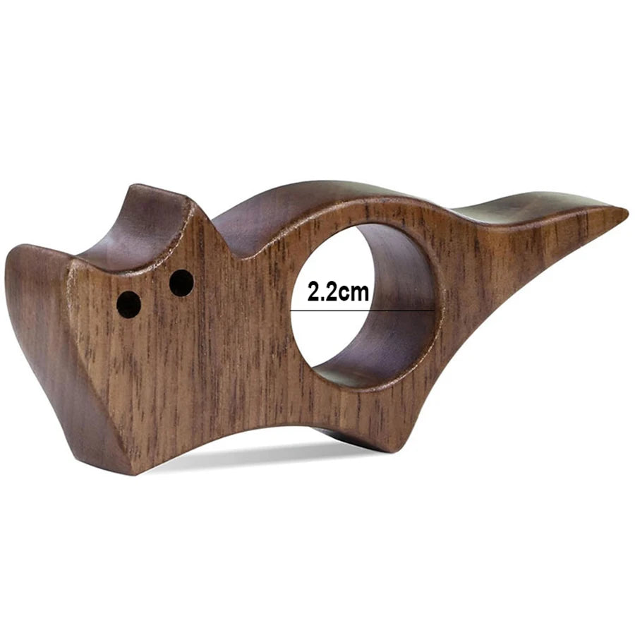 Wooden Cat or Dog Thumb Page Holder