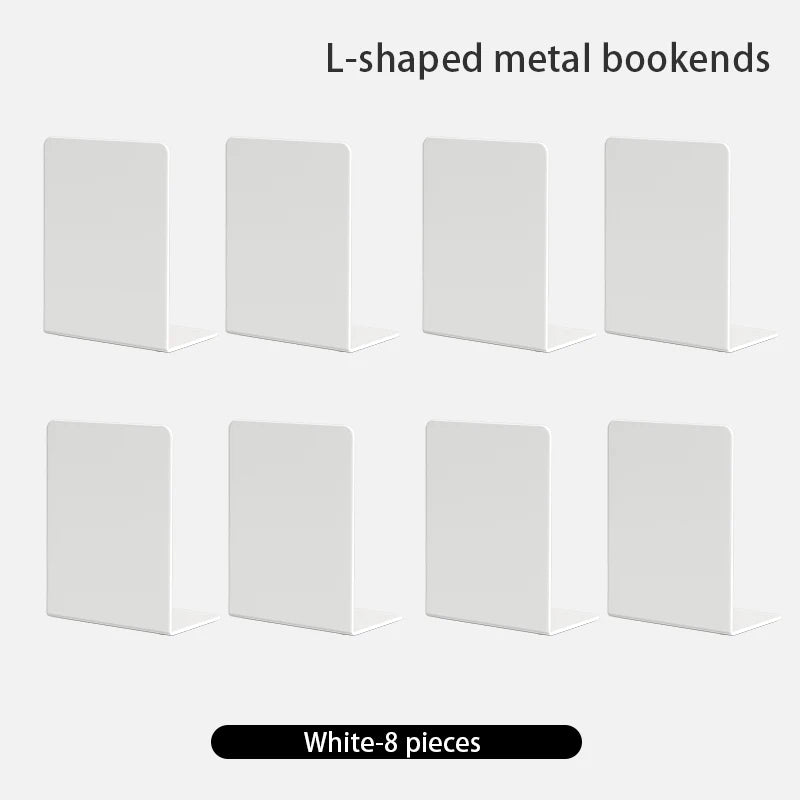 Metal Bookends - Multiple Pack Sizes