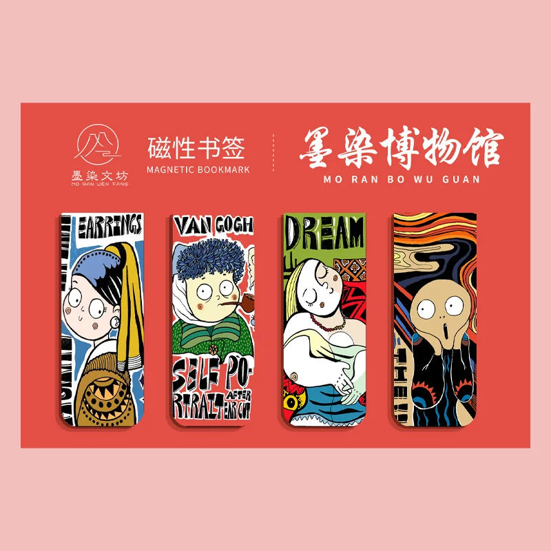 Impressionist Art Magnetic Bookmark Set