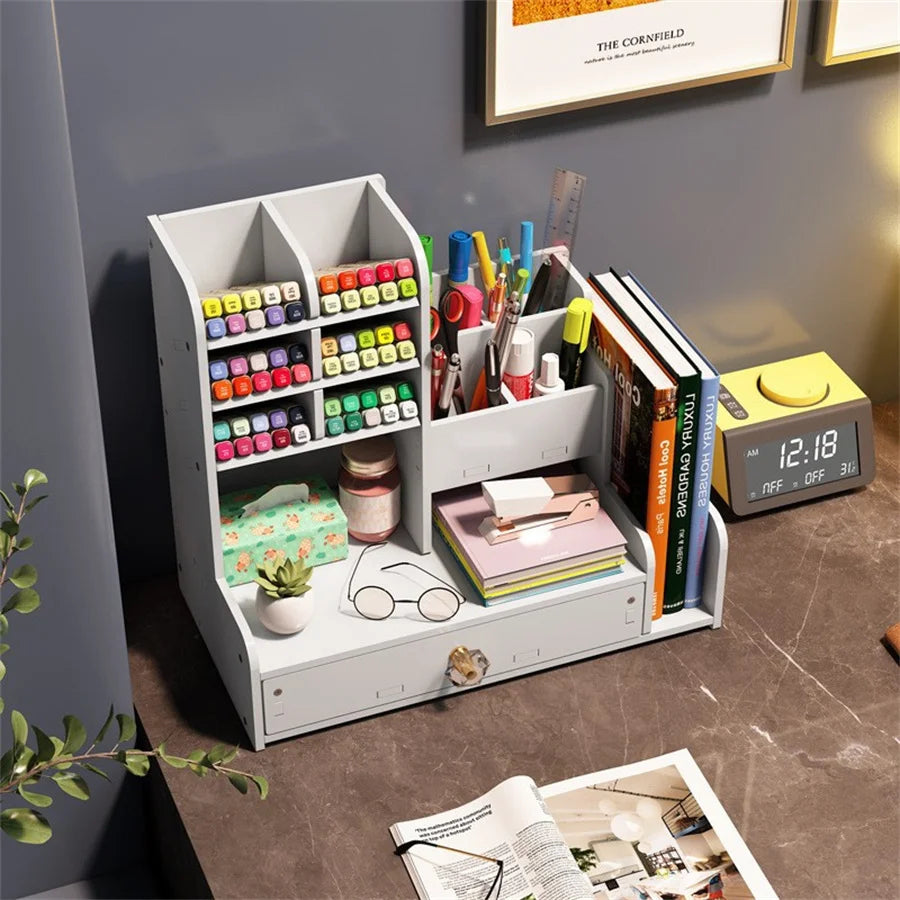 Desktop Pen and Stationery Storage Organizer