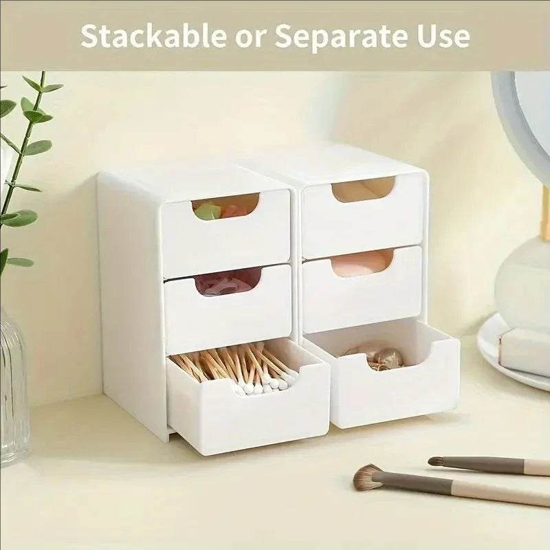 Three-Drawer Desktop Stationery Organizer