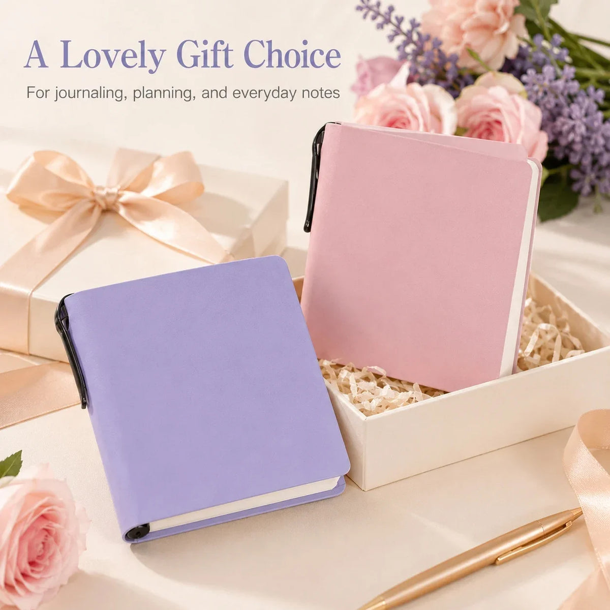 Square Pocket Notebook with Blank Pages