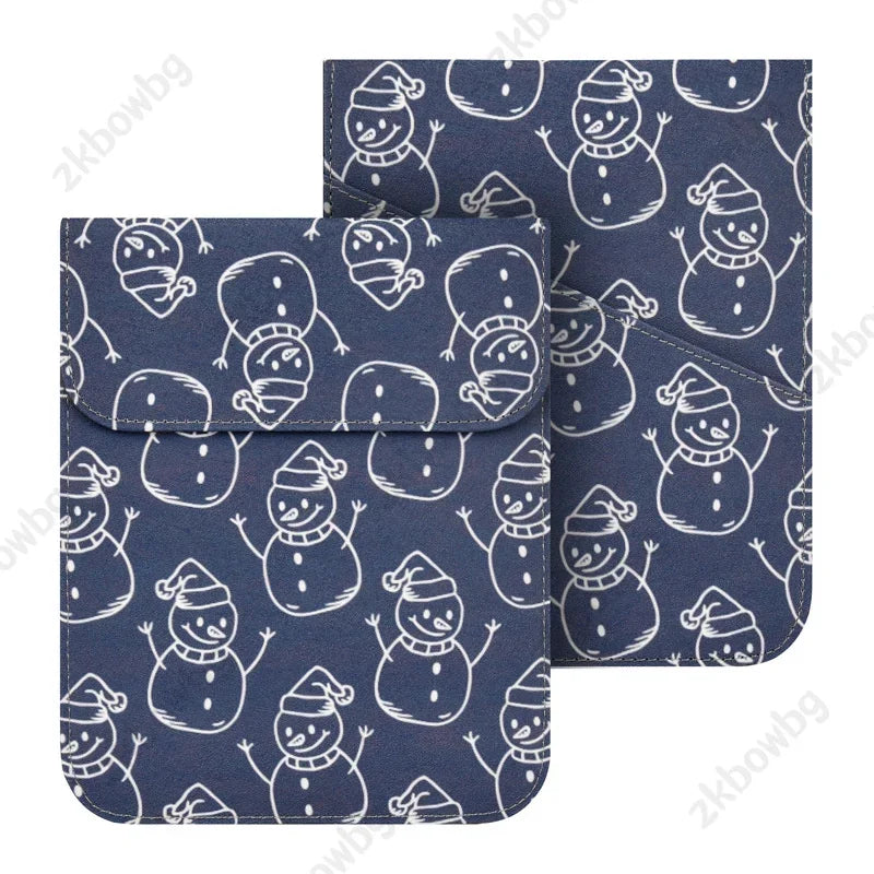 Magnetic E-Reader Sleeve - Floral, Winter and Solid Designs