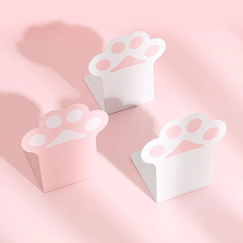 Nonskid Cat Paw Metal Bookends
