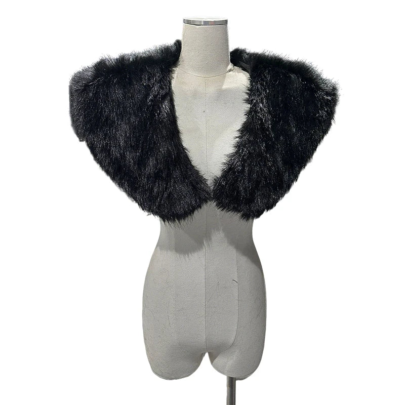 Medieval Faux-Fur Cosplay Cape
