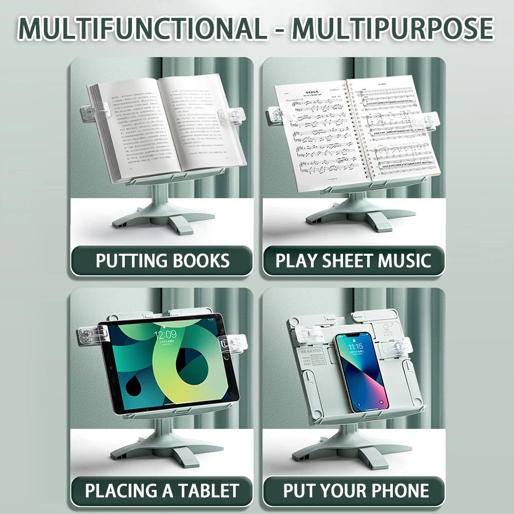 Adjustable Folding Desktop Book Stand