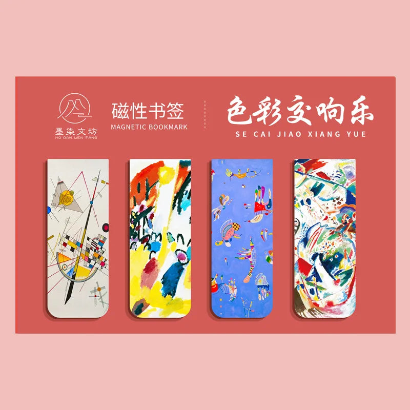 Impressionist Art Magnetic Bookmark Set
