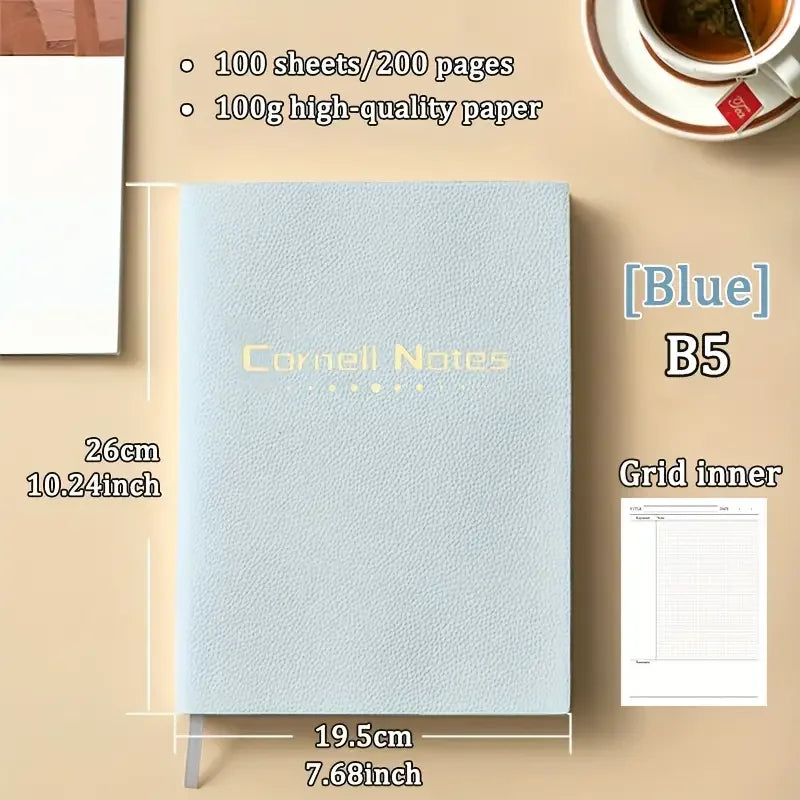 B5 Cornell Notes Notebook