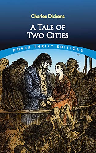Book cover for A Tale of Two Cities (Dover Thrift Editions: Classic Novels)