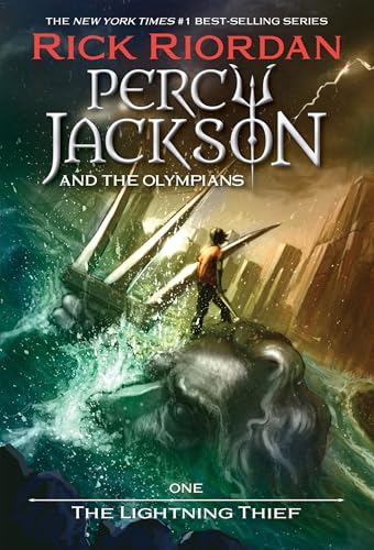 Book cover for The Lightning Thief (Percy Jackson and the Olympians, Book 1)