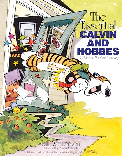 Book cover for The Essential Calvin and Hobbes: A Calvin and Hobbes Treasury (Volume 1)