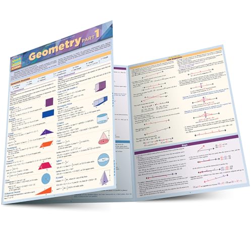 Geometry Part 1: QuickStudy Laminated Reference Guide (Quick Study Academic) cover