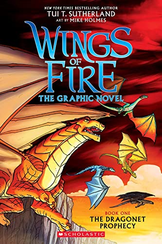 Book cover for Wings of Fire: The Dragonet Prophecy: A Graphic Novel (Wings of Fire Graphic Novel #1) (1)